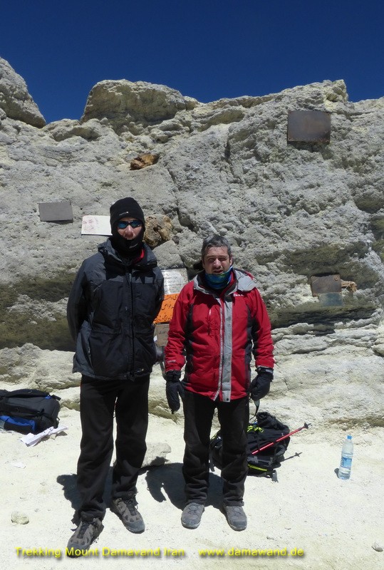 Mount Damavand Peak - Sean & Brian Murphy from Ireland - August 2015